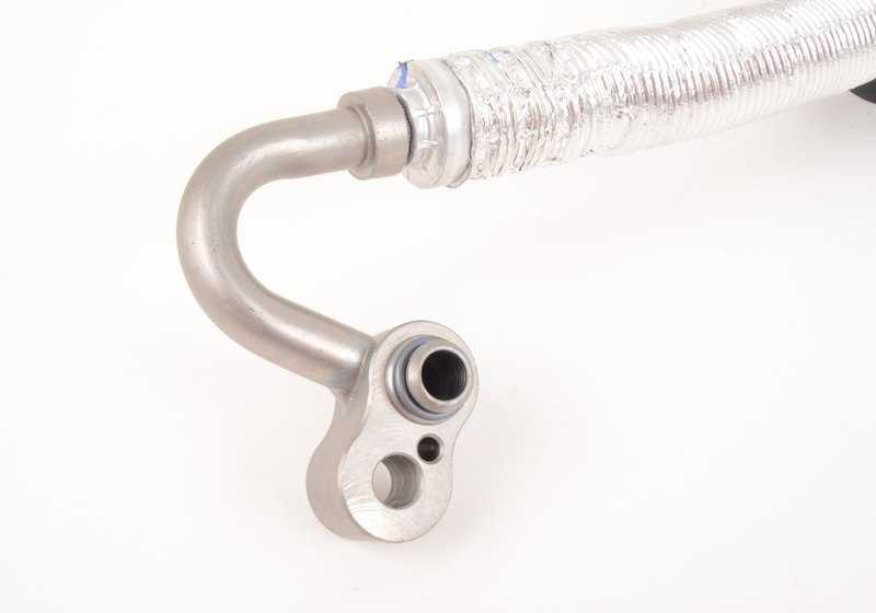 Tubería de alta presión compresor-condensador OEM 64538390652 para BMW E34, E32. Original BMW.