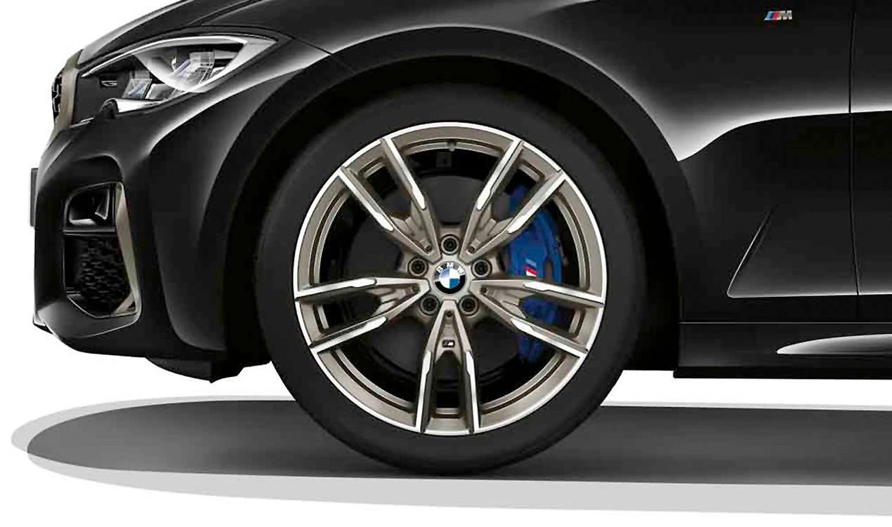 Juego completo de llantas M Doble Radio 792 OEM L241000367 para BMW (Modelos compatibles: G20, G21, G30, G31, G11, G12). Original BMW.