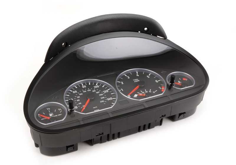Cuadro de instrumentos sin codificar OEM 62108036649 para BMW E46. Velocímetro en MPH. Pieza original BMW.