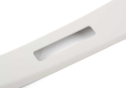 Cubierta interior pilar central derecho color gris arena OEM 51438189194 para BMW E36. Pieza original BMW.