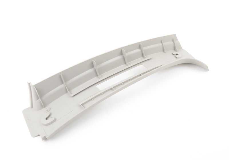 Cubierta interior pilar central derecho color gris arena OEM 51438189194 para BMW E36. Pieza original BMW.