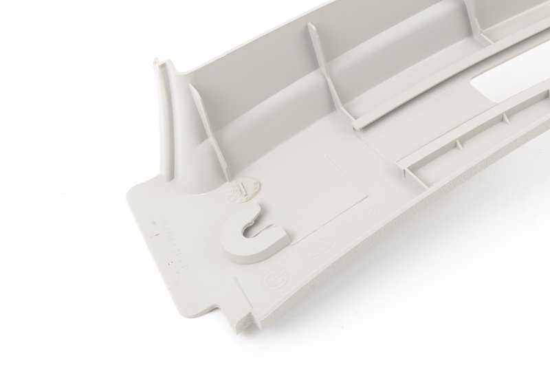 Cubierta interior pilar central derecho color gris arena OEM 51438189194 para BMW E36. Pieza original BMW.