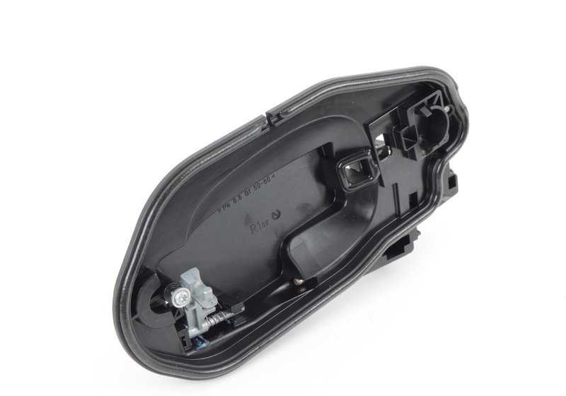 Suporte de interiores Manet externo da porta traseira direita OEM 51203449056 para BMW x3 E83. Compatível com todos os modelos X3 E83 de 2004 a 2010. Substituição original da BMW.