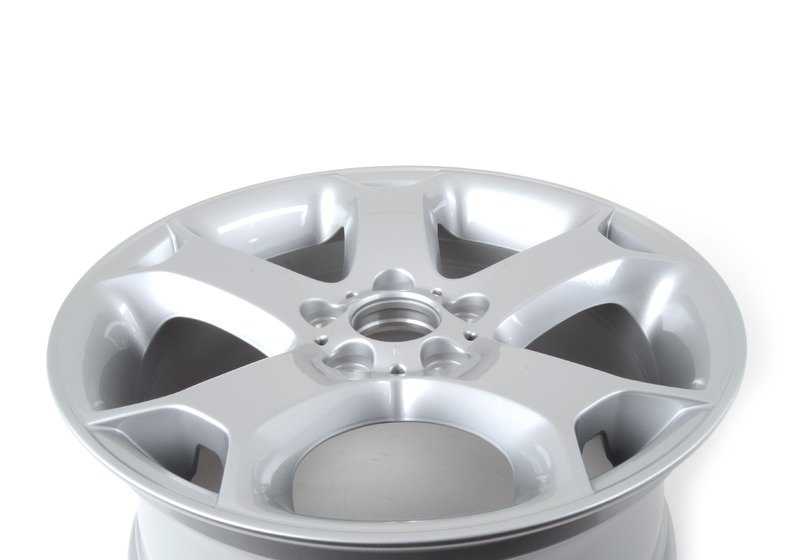 Llanta de aleación original BMW Y-Spoke 131 8,5x18 ET48 OEM 36116761930 para BMW X5 E53 (modelos 3.0d, 3.0i) años 2001 a 2006. Acabado plata. Compatible con sensores RDC. Original BMW.