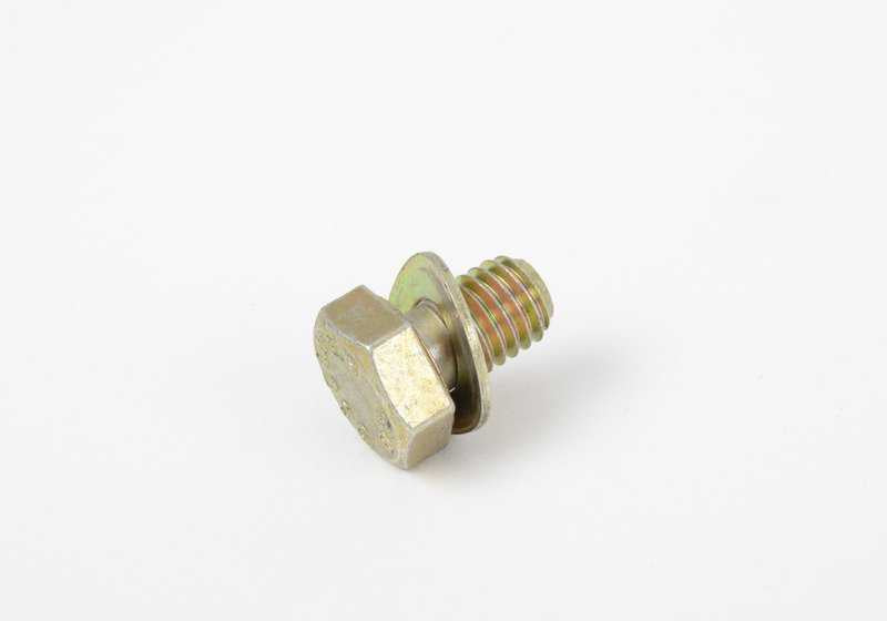 Tornillo hexagonal con arandela para BMW Serie 3 E21, E30, E36, E46 Serie 5 E12, E28, E34, E39 Serie 6 E24 Serie 7 E23, E32, E38 Serie 8 E31 (OEM 07119913011). Original BMW