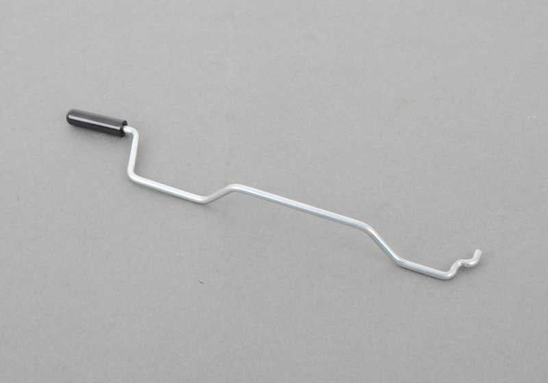 Barra de accionamiento puerta delantera izquierda OEM 51217059905 para BMW E90, E91, E90 LCI, E91 LCI. Original BMW.