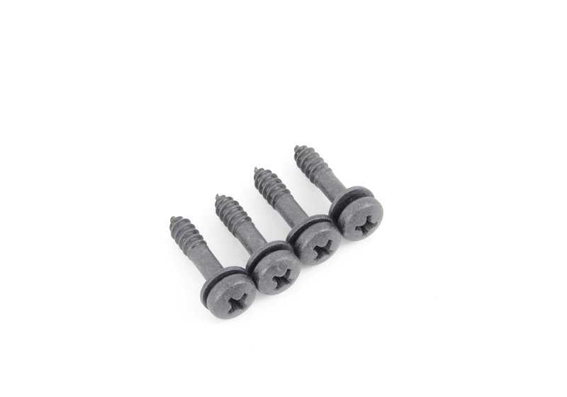 Kit de fijaciones para paragolpes delantero OEM 51112410006 para BMW E90, E90N, E91, E91N, E92, E92N, E93, E93N. Original BMW.