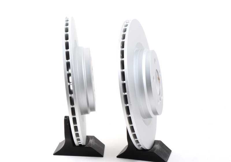 Ventilated brake disc for BMW 5 Series F07, F07N, 6 Series F06N, 7 Series F01, F01N, F02, F02N, F04 (OEM 34216775291). Genuine BMW