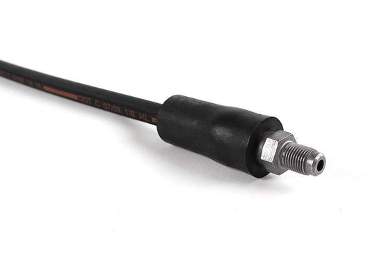 Front brake hose 34301163155 for BMW E38 {725TDS, 728i}. Compatible with all indicated models. Original BMW spare.