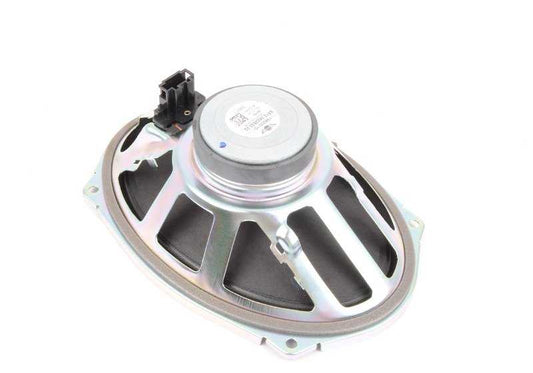 Altavoz grave (woofer) OEM 65133422633 para MINI R55, R56, R57, R58, R59, F55, F56, F57 con sistema estéreo. Repuesto original MINI.