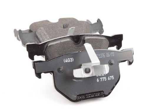 Juego de pastillas de freno OEM 34216775678 para BMW E90, E91, E92, E93, E84. Original BMW.