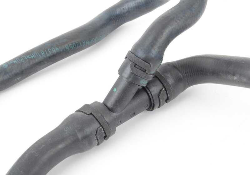 Manguera intercambiador de calor aceite motor OEM 11537527605 para BMW E85, E86. Original BMW.