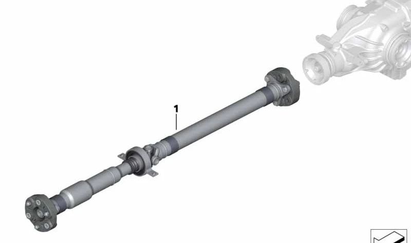 Arbre de transmission manuelle OEM 26107527363 pour BMW E90, E90N, E91, E91N, E92, E93. BMW d'origine.