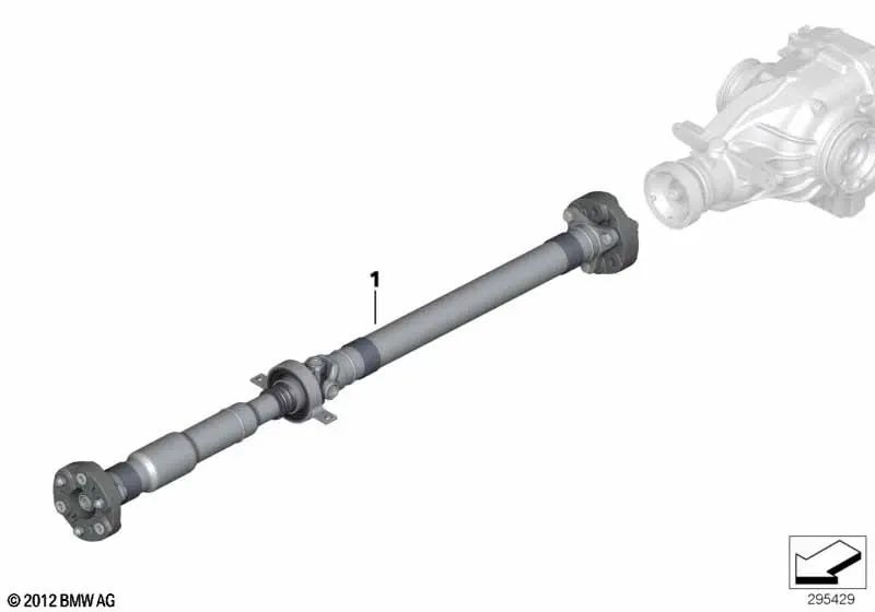 Transmissão automática do eixo do Cardan para BMW X1 E84 (OEM 26107615398). BMW original
