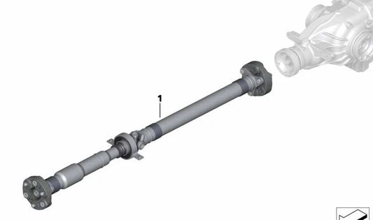 Eje de transmisión automático OEM 26107632628 para BMW F10, F11, F06, F12, F13, F01, F02, F04, G11, G12. Original BMW.