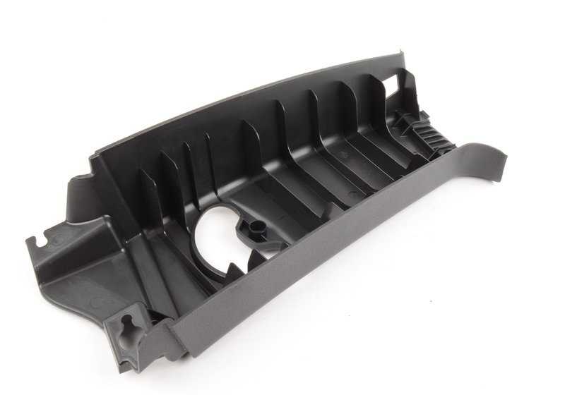 Tapa embellecedora pilar B derecho negra OEM 51438046488 para BMW E82 118d, 120d, 120i (todos los modelos compatibles entre 2007 y 2013). Original BMW.