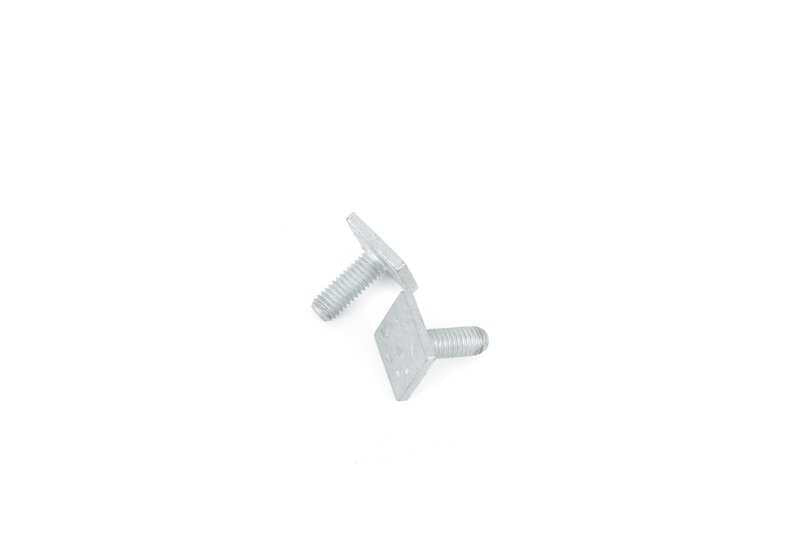 Kit de montaje paragolpes delantero OEM 51112293996 para BMW E46. Incluye tornillos, arandelas, tuercas, grapas y remaches necesarios. Original BMW.