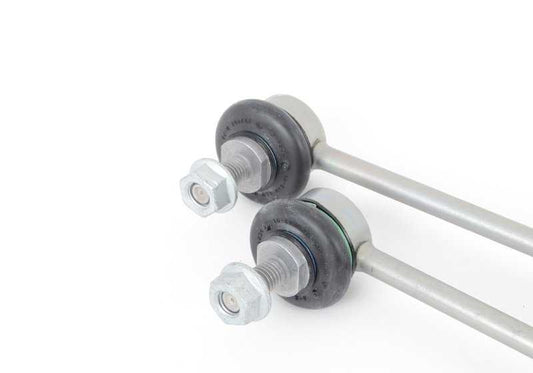 Stabilisants de kit de réparation OEM 31352241254 pour BMW E46. Comprend 2 bielles avant et 4 noix hexagonales avec bride. BMW d'origine.