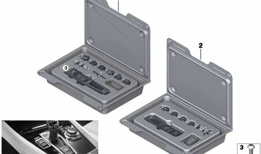 Repair kit for BMW F10, F11, F18, F06, F12, F13, F25, F26 (OEM 61319267892). Original BMW.