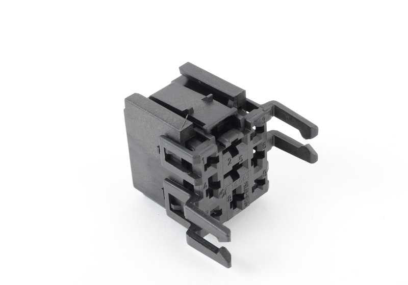 Base de relé negra OEM 61131389114 para BMW E30, E34, E24, E32, E31. Original BMW.