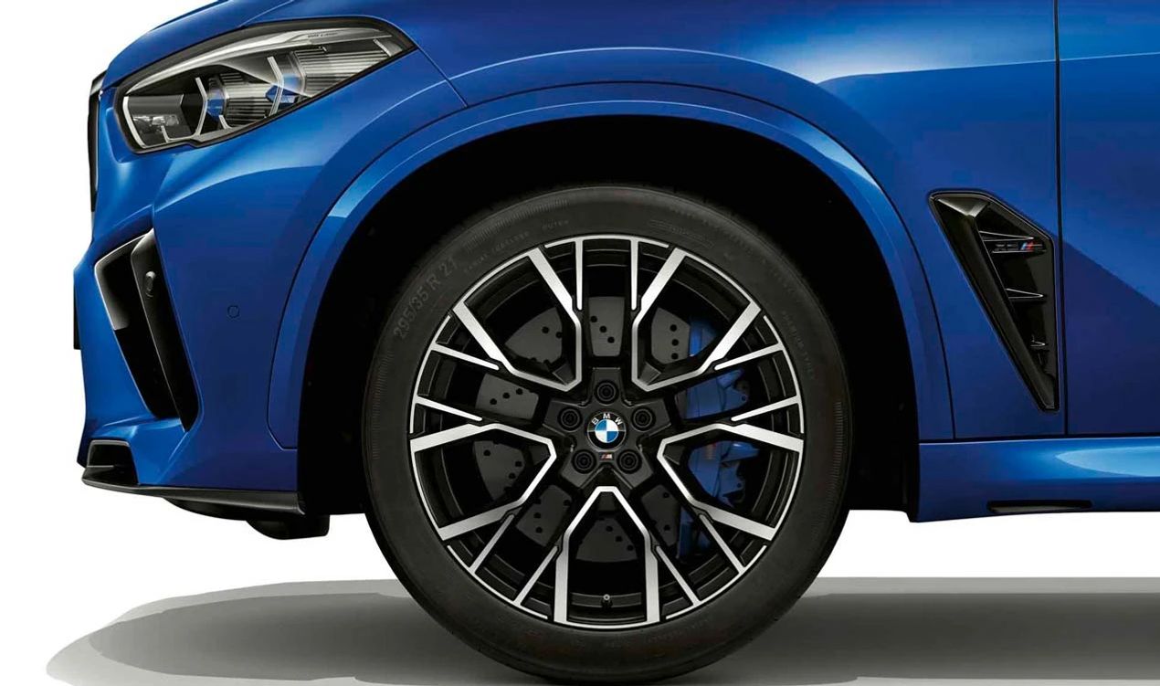 Original M Performance alloy wheel star design 809M (OEM 36118090796) for BMW X5 M (F95), X6 M (F96). Original BMW.