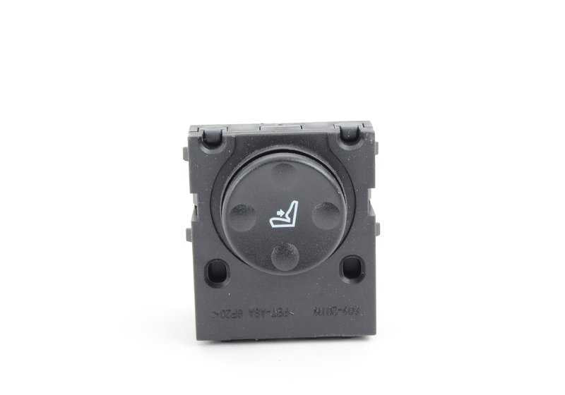 Interruptor soporte lumbar OEM 52107902275 para BMW E46, E63. Original BMW.