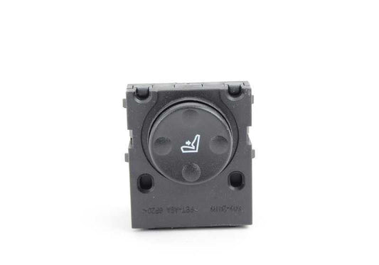 Interruptor soporte lumbar OEM 52107902275 para BMW E46, E63. Original BMW.