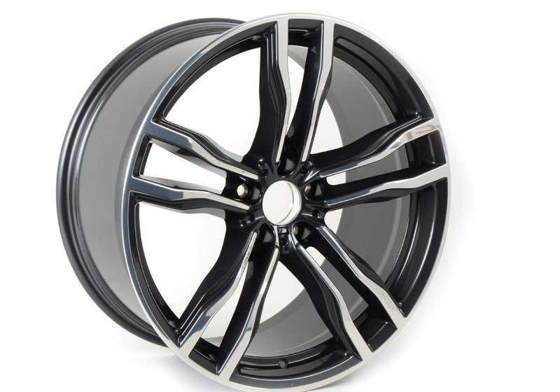 Llantas de aleación M Doble Radio 612 OEM 36112284652 para BMW X5 M F85 y X6 M F86. Color gris orbit bicolor, 21”. Original BMW.