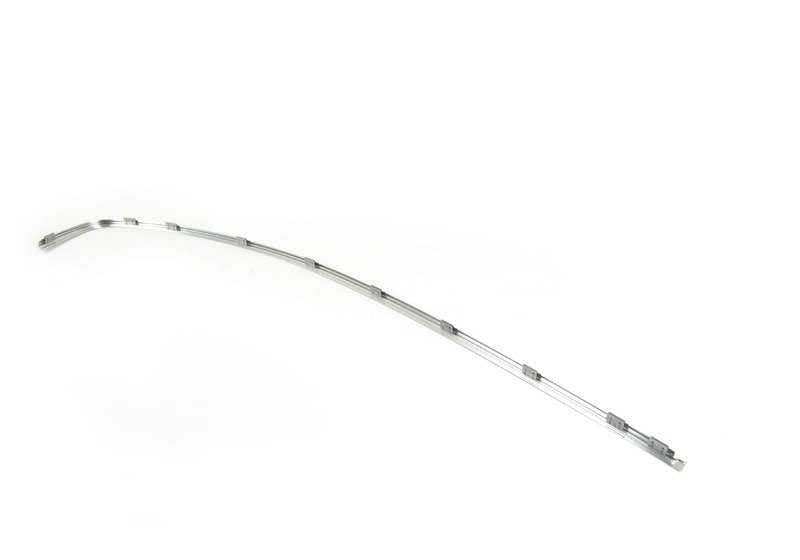 Embellecedor superior del marco de la ventana puerta trasera izquierda OEM 51357008015 para BMW E66 730Ld, 730Li, 735Li, 740Li. Original BMW.
