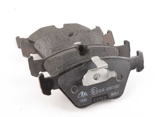 Juego de pastillas de freno delanteras OEM 34116761279 para BMW E39. Original BMW.