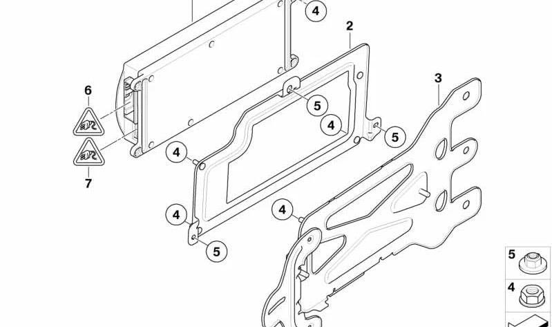 Unidad electrónica manos libres OEM 84109226711 para BMW E81, E82, E87, E88, E90, E91, E92, E93, E60, E61, F07, F10, F18, E63, E64, F01, F02, E84, E70, E71, E72, E89 y MINI R55, R56, R57. Original BMW y MINI.