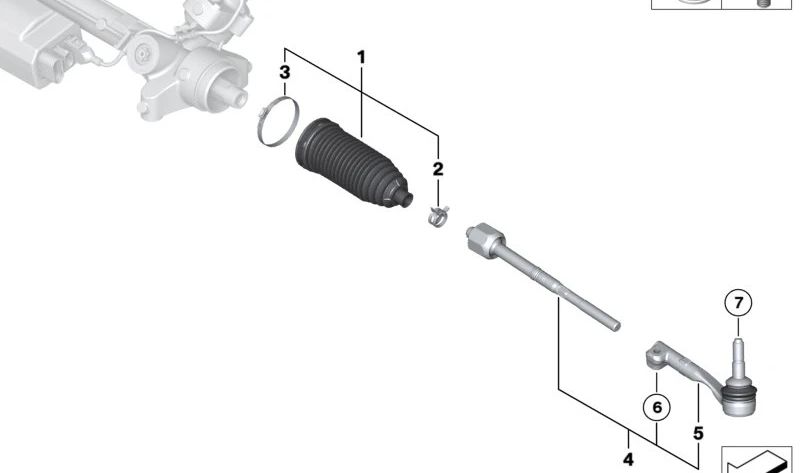 M12X1.5x32-10.9 OEM 32106859022 for BMW I3 I01, I3 I01 LCI. Original BMW.