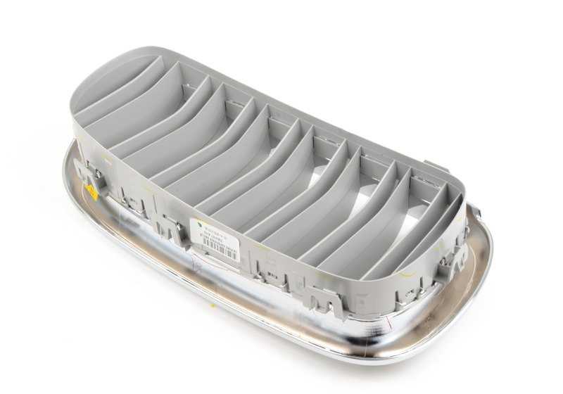 Rejilla decorativa frontal izquierda OEM 51117303107 para BMW X5 F15 (todos los modelos compatibles: sDrive25d, xDrive25d, sDrive35i). Original BMW.