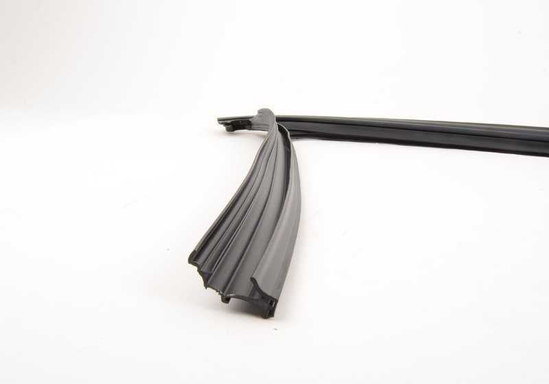 Guía ventana puerta delantera derecha OEM 51337414532 para BMW F30, F31, F35, F80. Original BMW.