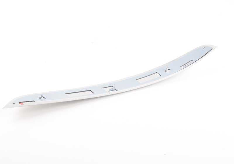 Moldura trasera izquierda OEM 51128047729 para BMW F01, F02, F04. Original BMW.
