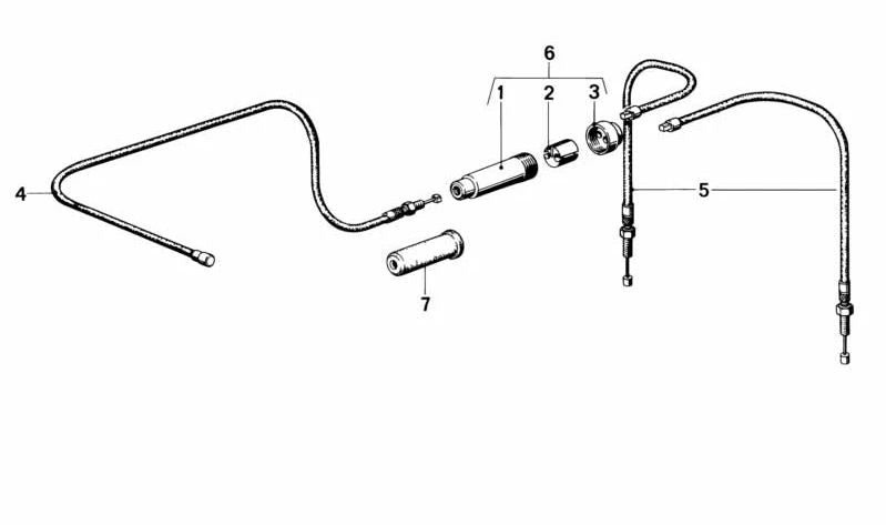 Cable de arranque para varios modelos de BMW (OEM 32731240799). Original BMW