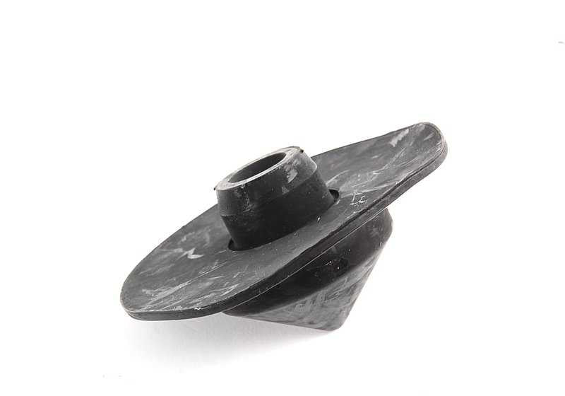 Soporte inferior de muelle trasero OEM 33531093785 para BMW E39, E53. Pieza original BMW.