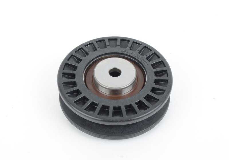 Polea tensora del aire acondicionado OEM 64551721844 para BMW E30 318i AJ93, BA73 y 318is AF91, AF92, AF93. Compatible con motores M42. Original BMW.