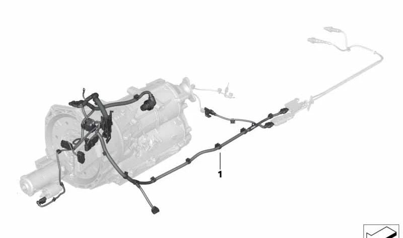 OEM 1251847716 Cablaggio di alimentazione OEM per BMW G20, G21. BMW originale.