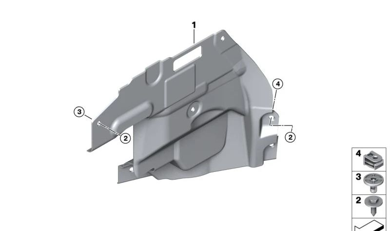 OEM 51717932070 Mécanisme de gestion de la direction de droite pour BMW E46. BMW d'origine.