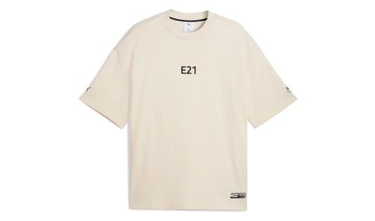 Camiseta gráfica colección 50 Years BMW Serie 3 beige talla XS-XXL OEM 80145B7E1B9 para BMW. Original BMW.