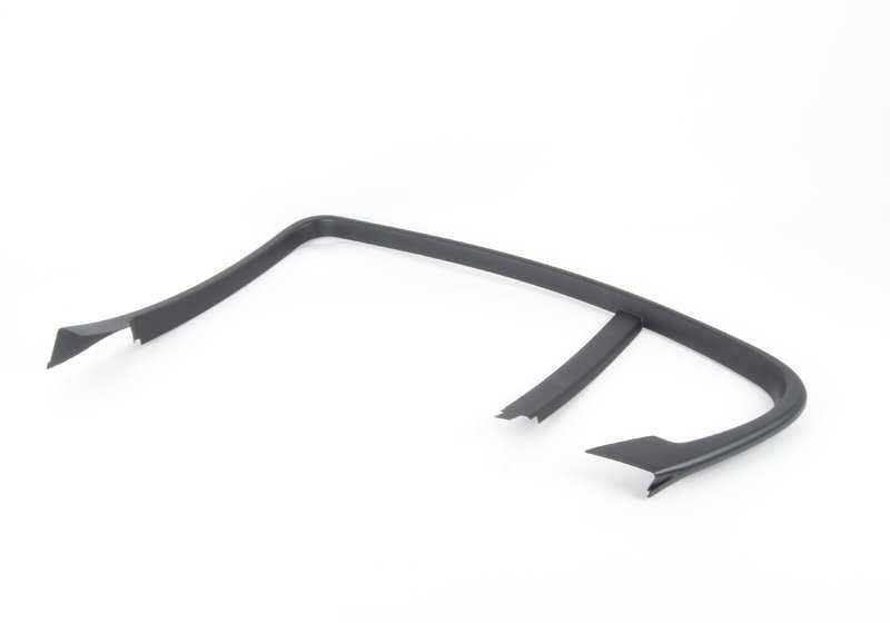 Cubierta marco ventana puerta trasera derecha OEM 51347060222 para BMW E90. Original BMW.