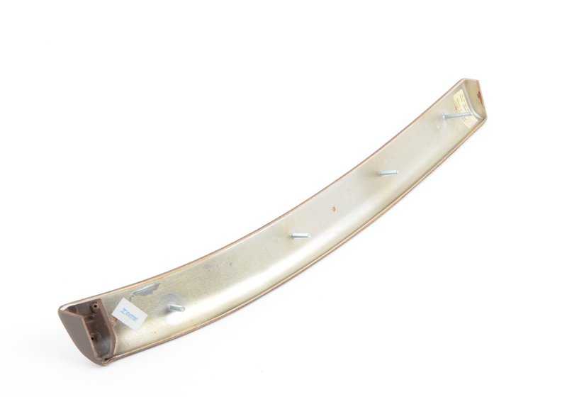 Embellecedor madera salpicadero derecho OEM 51458125720 para BMW E38 725tds, 728i, 730i. Acabado Vavona. Original BMW.