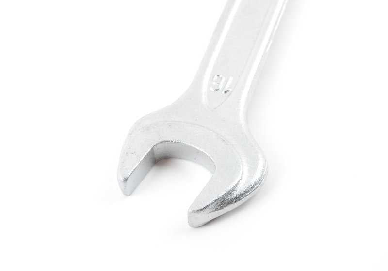 Llave fija doble 16-18 mm OEM 71111180812 para BMW E36. Herramienta original incluida en el kit de herramientas de a bordo. Original BMW.