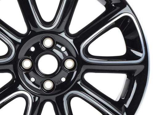 Roues en alliage OEM 36116850504 Sandblast a tourné 132 pour Mini R55, R56, R57, R58, R59. Bicolor Bicolor / Brillo Design, 17 ", Et48. Mini original.