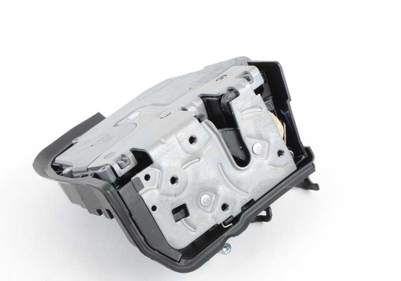 Cierre de puerta con motor izquierdo OEM 51218253434 para BMW E46 (316ti, 318ti, 320td). Compatible con modelos manuales y automáticos. Original BMW.