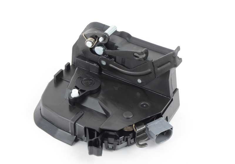 Cierre de puerta con motor izquierdo OEM 51218253434 para BMW E46 (316ti, 318ti, 320td). Compatible con modelos manuales y automáticos. Original BMW.