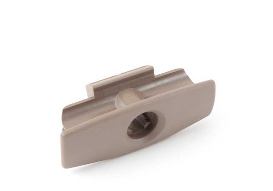 Cierre superior de guantera color Trüffelbraun OEM 51167063511 para BMW Serie 5 E60, E60 LCI, E61, E61 LCI. Original BMW.