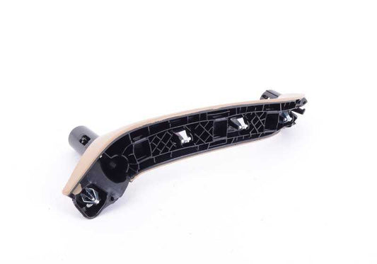 Soporte de manilla derecha beige OEM 51419209214 para BMW X3 F25, X4 F26. Original BMW.
