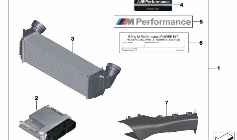 Conducto de aire para freno delantero izquierdo OEM 51747378073 para BMW X3 F25 y X4 F26. Original BMW.